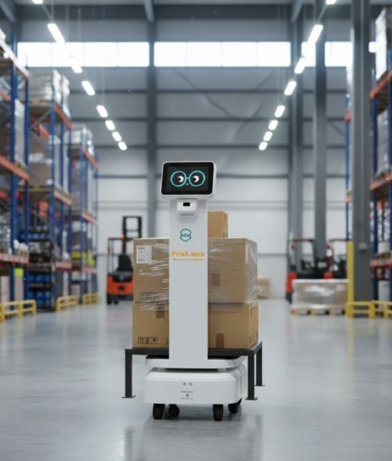 uLog Lieferroboter im Lager